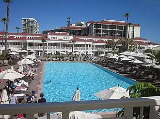 The Hotel del Coronado swimming pool
