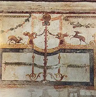 Triclinium East Wall Upper Zone