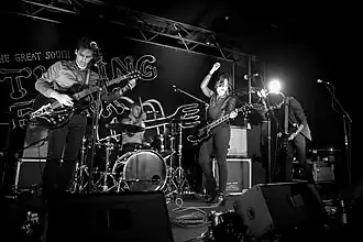 Howling Bells, The Tuning Fork, September 2014 From left to right: Joel Stein, Glenn Moule, Juanita Stein, Gary Daines