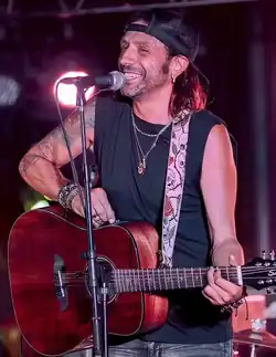 Ferreira performing with Tantric in 2024