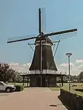 Windmill (molen de Maagd) in Hulshorst