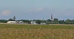 Humphrey, seen from the southwest, September 2010