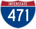 Interstate 471 marker