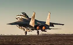 An F-15I "Ra'am" taking-off