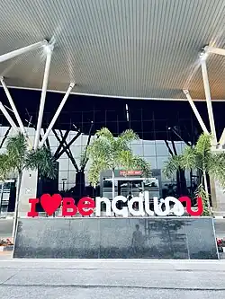 Illuminated letters of "ILoveBLR"