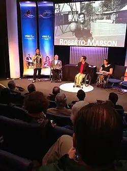 Roberto Marson awarding