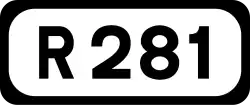 R281 road shield}}