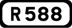 R588 road shield}}
