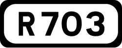 R703 road shield}}