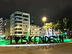 "I ♥ İskenderun" sign in the city centre