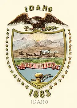 Coat of arms of the Idaho Territory (1863–1866) of Idaho Territory