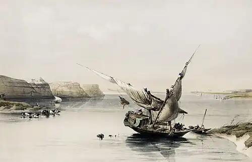 174. Approach to the Fortress of Ibrim.