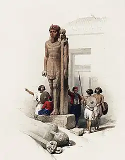 175. Colossi at Wady Saboua.