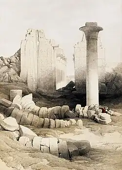 184. The Dromos, or First Court of the Temple of Karnac.
