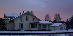View of the Ilseng railway station (no longer used)