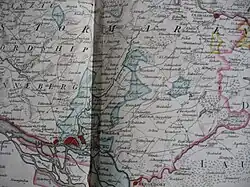 Map of the Free Imperial City of Hamburg with its outlying exclaves