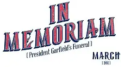 Portion of title page of the 2016 publication of "In Memoriam"