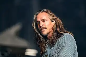 Boyd performing with Incubus in 2023