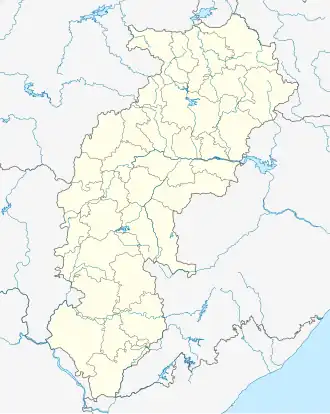 Durg is located in Chhattisgarh
