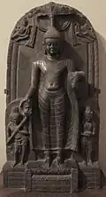 Indian Museum Sculpture - Buddha Descending from Heaven