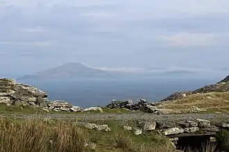 Clare Island as seen from Inishturk