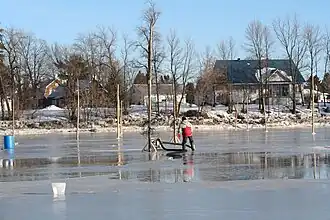 Strengthening ice with soon-frozen water