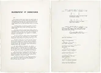 Instrument of surrender Japan2