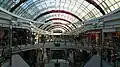 Interior of the shopping center