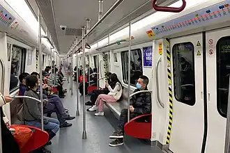 Interior of B3-I train