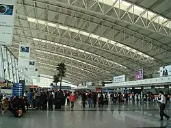 Interior view of Xi'an Xianyang International Airport Terminal 2