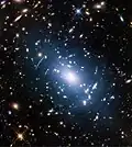 Hubble image of the galaxy cluster Abell S1063.[3]