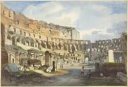 Interior of the Colosseum