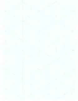 Isometric graphing paper