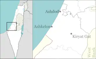 Menuha is located in Ashkelon region of Israel