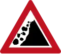Rock slide zone