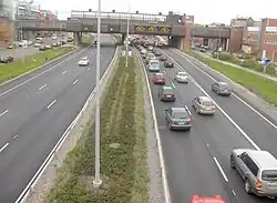 Itäväylä in Itäkeskus, the center of East Helsinki