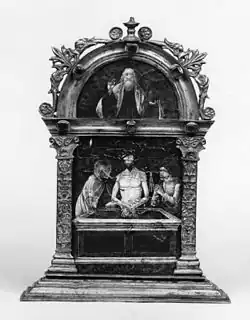 Italian, c. 1500 with Christ as the Man of Sorrows, 18&nbsp;cm (7.1&nbsp;in) high