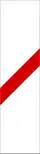 Level crossing countdown marker (placed at one-third of the distance from the crossing, usually 50&nbsp;m)