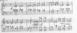 Excerpt from Prelude and Fugue, op. 15 (1927)