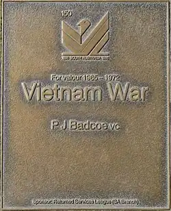 Vietnam War VC recipient: Major Peter Badcoe