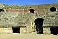 Seating and entrances to Roman Amphitheater