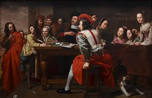 Van Oost, The calling of St. Matthew, 1641