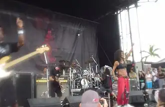 Wicked Wisdom performing at Ozzfest 2005