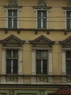 Detail of the facade