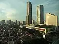 The compex seen from the neighboring Grand Indonesia mall, 2010