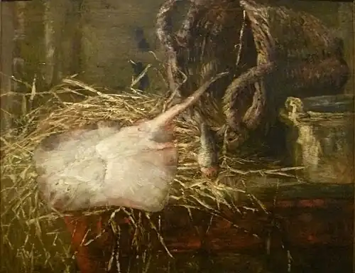 The Skate (c. 1880), oil on canvas, 79 × 98.3&nbsp;cm, Royal Museum of Fine Arts Antwerp