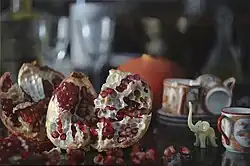 Jan Mikulka, Still Life with Pomegranate and Elephant, 2018