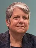 Former Secretary of Homeland Security Janet Napolitano of Arizona (2009–2013)[21]