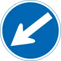 Keep left