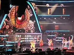 A concert with a 3D enhanced stage (Singapore, 2010)